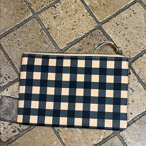 Madewell NWT Checkered Clutch Bag